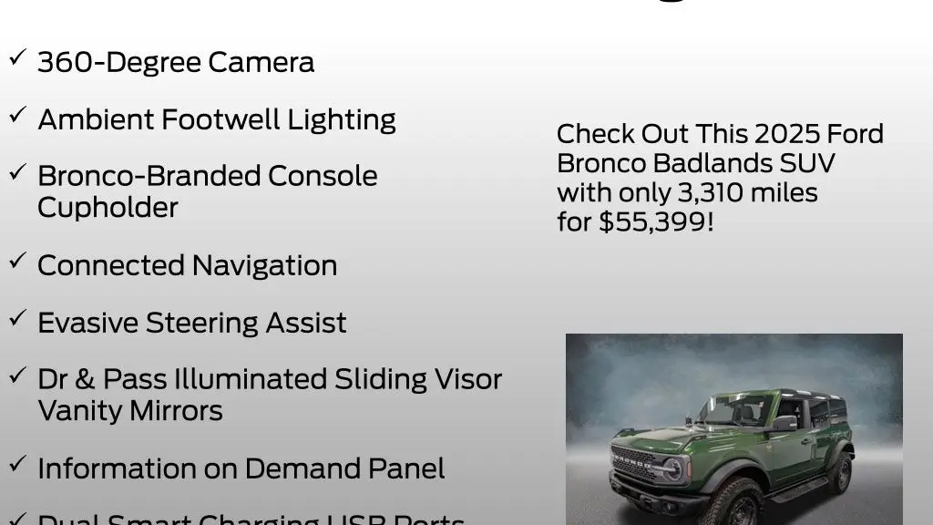 2025 Ford Bronco Badlands