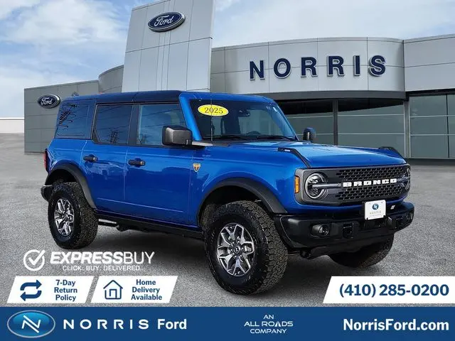2025 Ford Bronco - $49,855