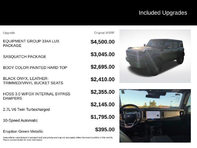 2025 Ford Bronco - $53,791
