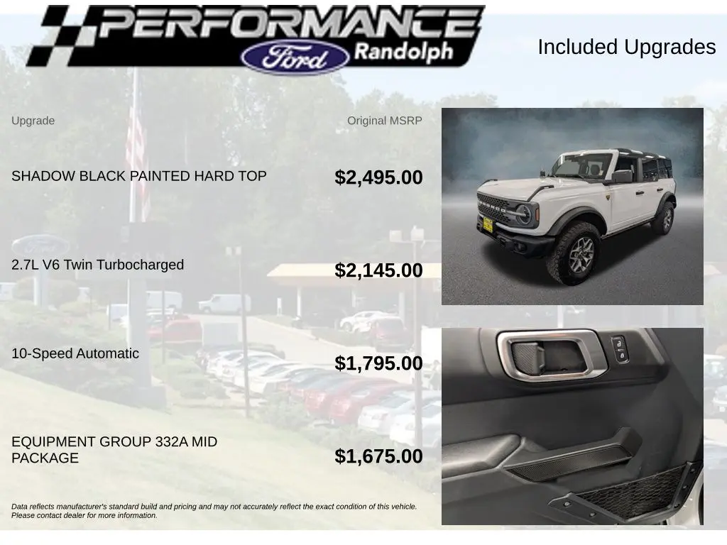 2025 Ford Bronco - $52,927