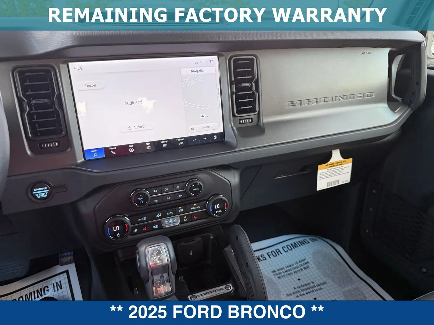 2025 Ford Bronco - $73,499