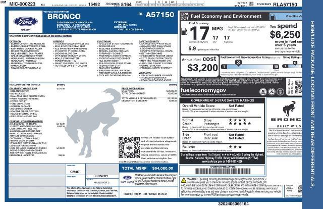 2024 Ford Bronco - $49,900