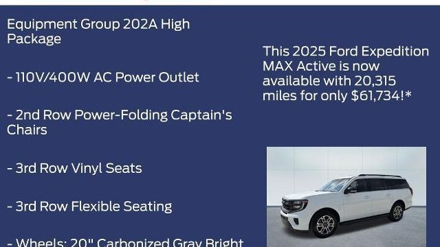 2025 Ford Expedition MAX Active