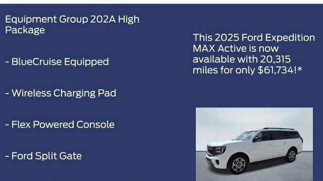 2025 Ford Expedition MAX Active