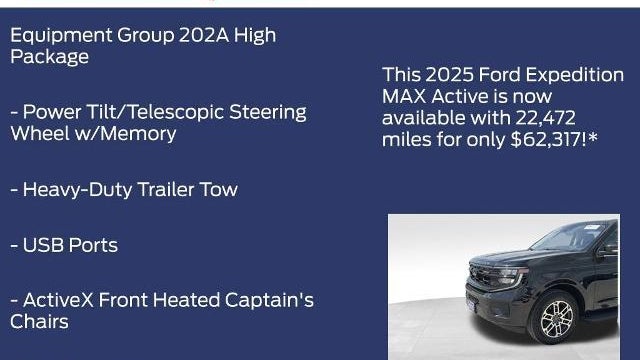 2025 Ford Expedition MAX Active