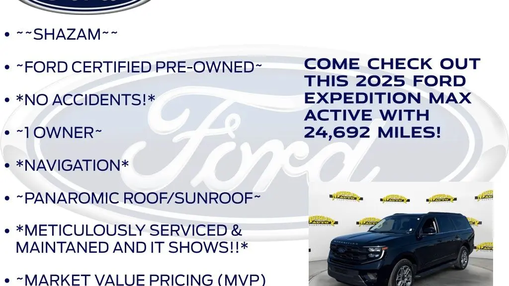2025 Ford Expedition MAX Active