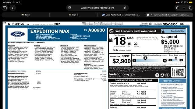 2025 Ford Expedition MAX Active