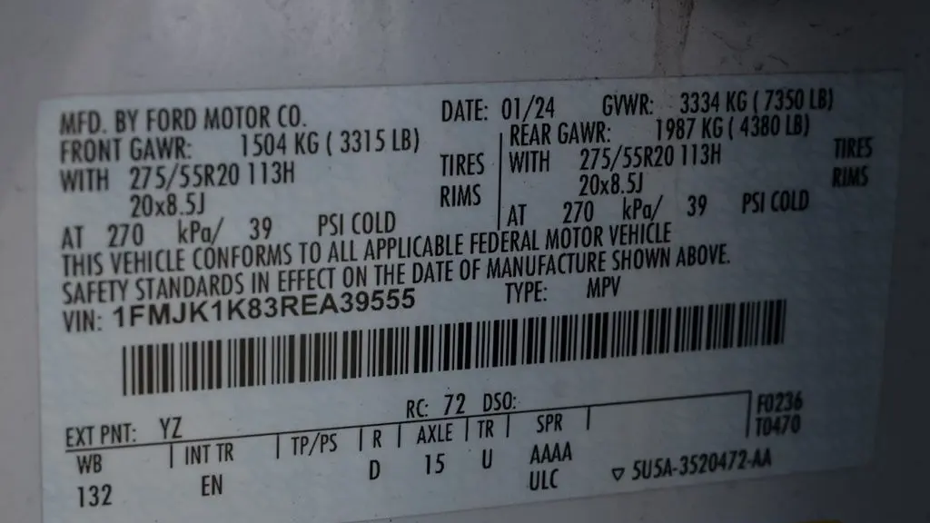 2024 Ford Expedition MAX Limited