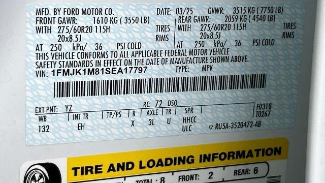 2025 Ford Expedition MAX Platinum