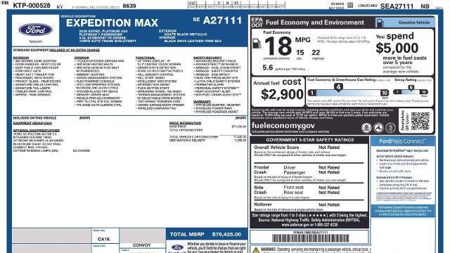 2025 Ford Expedition MAX Platinum