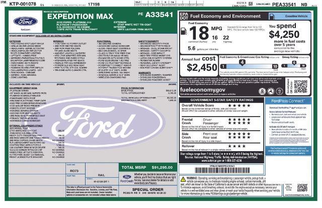 2023 Ford Expedition - $58,170