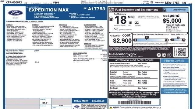 2025 Ford Expedition MAX Platinum