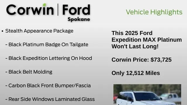 2025 Ford Expedition MAX Platinum