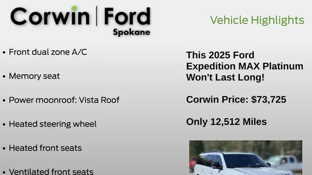2025 Ford Expedition MAX Platinum