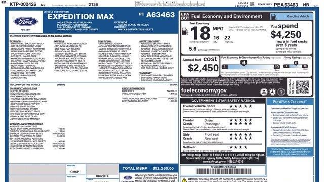 2023 Ford Expedition MAX Platinum