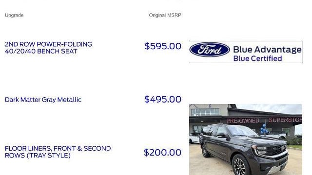 2025 Ford Expedition MAX Platinum