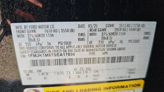 2025 Ford Expedition MAX Platinum