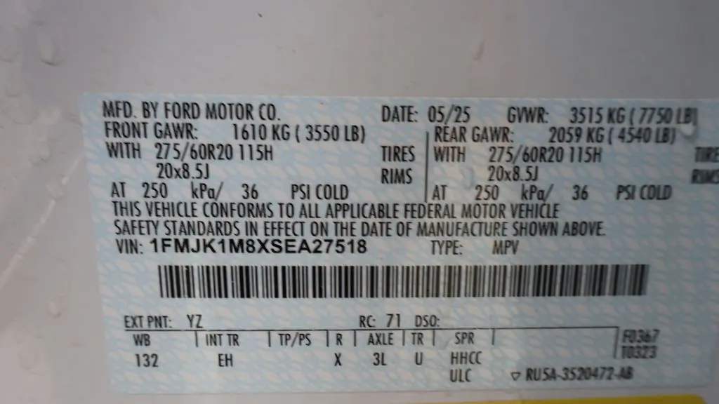 2025 Ford Expedition MAX Platinum
