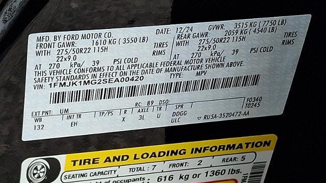 2025 Ford Expedition MAX Platinum