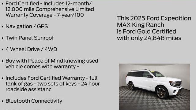 2025 Ford Expedition MAX King Ranch