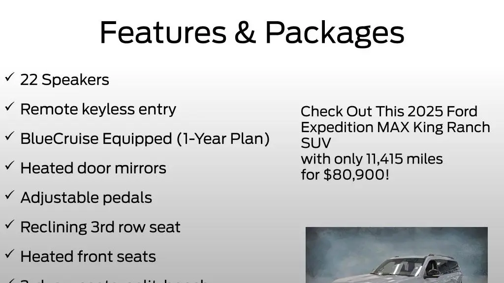 2025 Ford Expedition MAX King Ranch