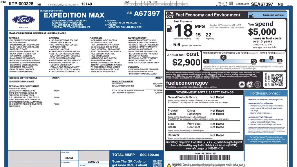 2025 Ford Expedition MAX King Ranch