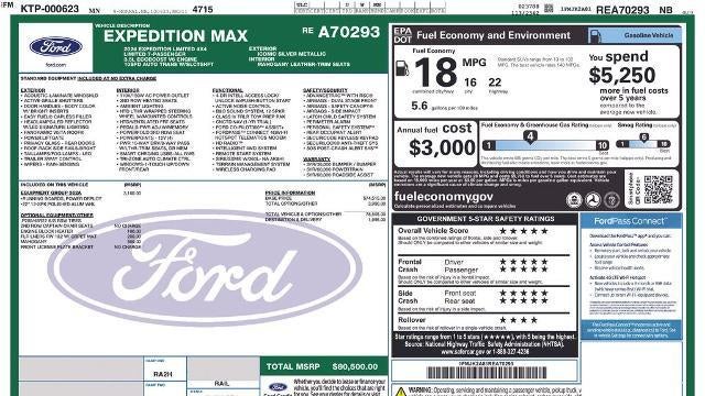 2024 Ford Expedition MAX Limited