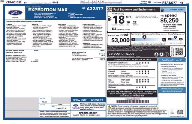 2024 Ford Expedition - $44,865