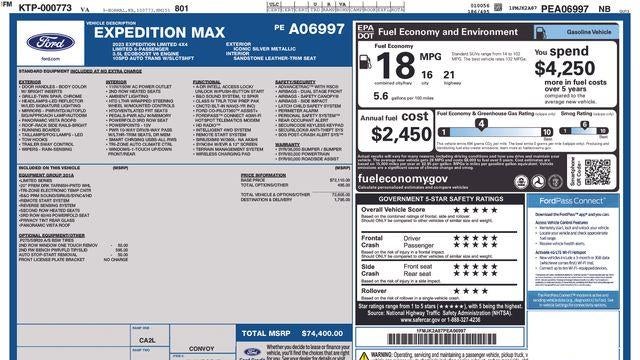 2023 Ford Expedition MAX Limited