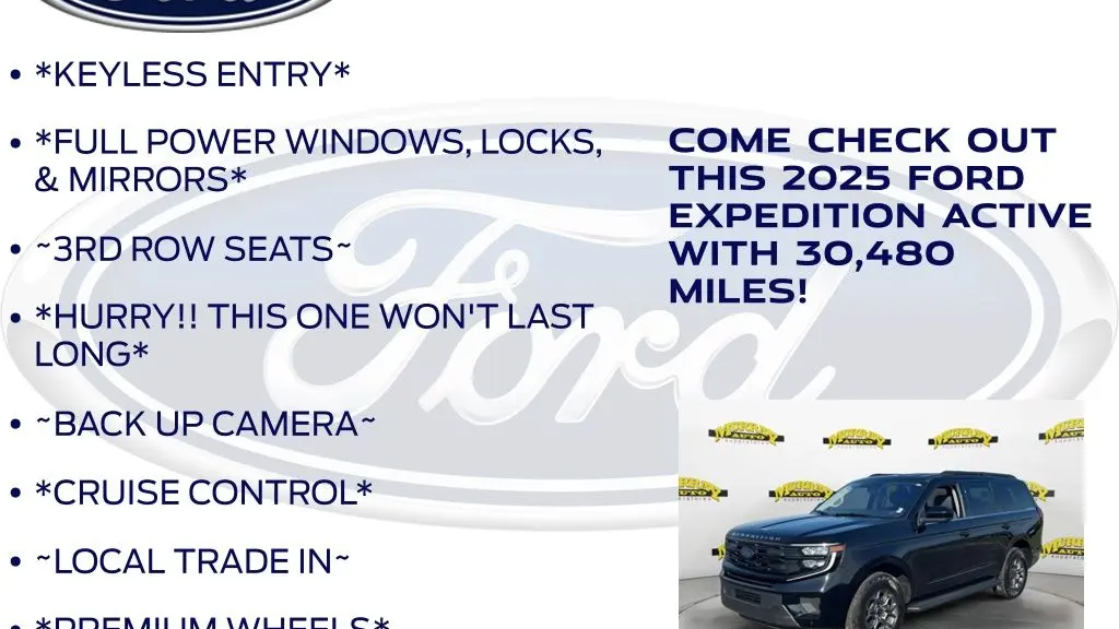 2025 Ford Expedition Active