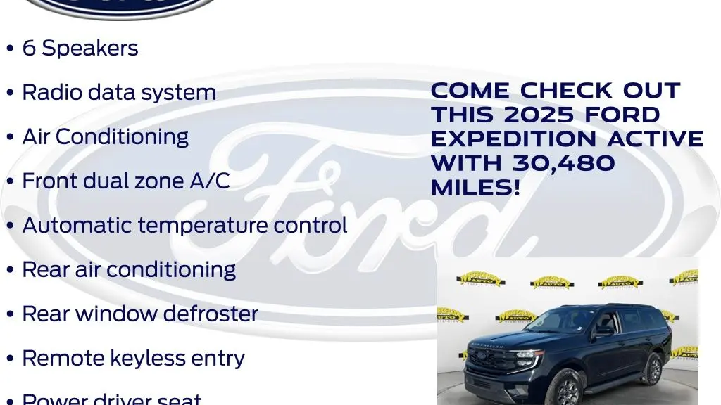 2025 Ford Expedition Active