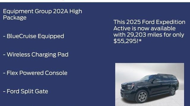 2025 Ford Expedition Active