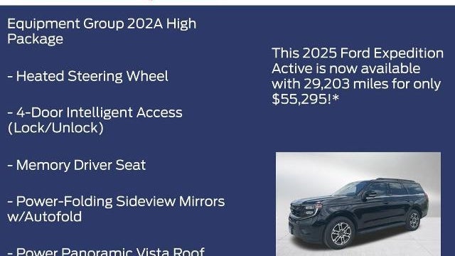 2025 Ford Expedition Active