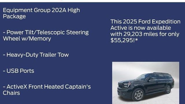 2025 Ford Expedition Active