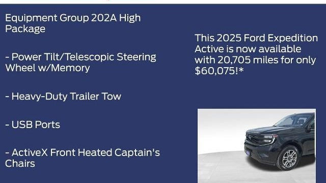 2025 Ford Expedition Active