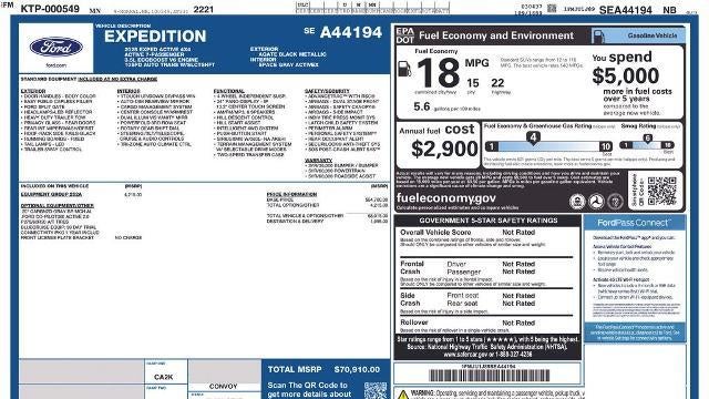 2025 Ford Expedition Active