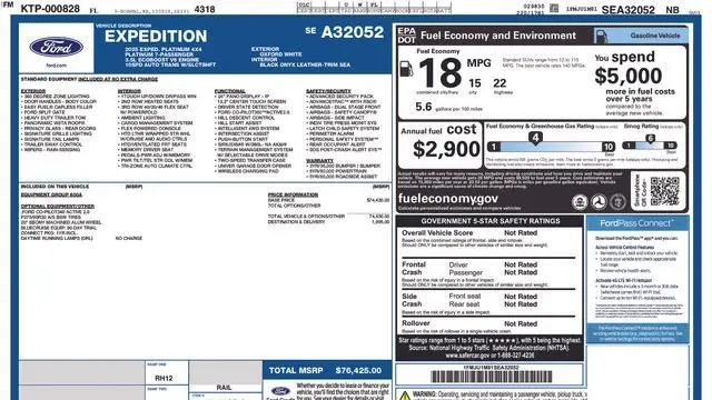 2025 Ford Expedition Platinum