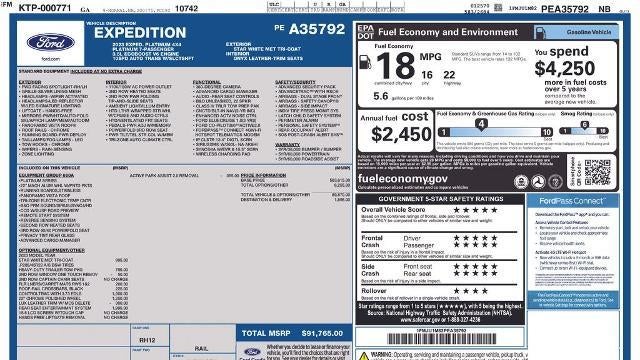 2023 Ford Expedition Platinum