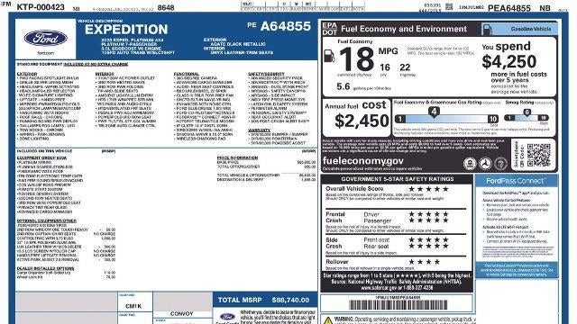 2023 Ford Expedition Platinum