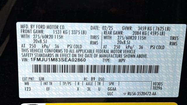 2025 Ford Expedition Platinum