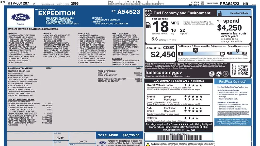 2023 Ford Expedition Platinum