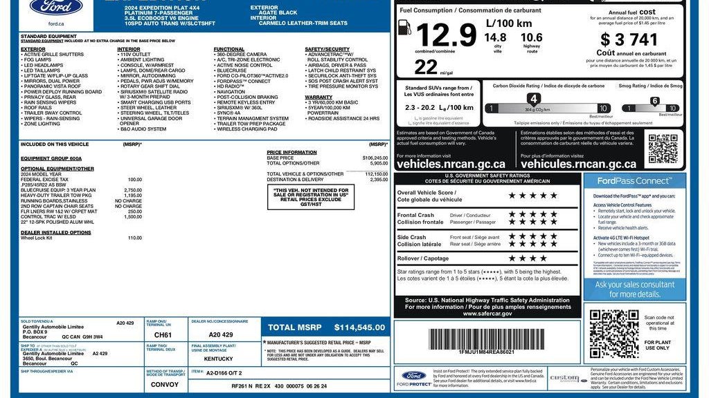 2024 Ford Expedition Platinum