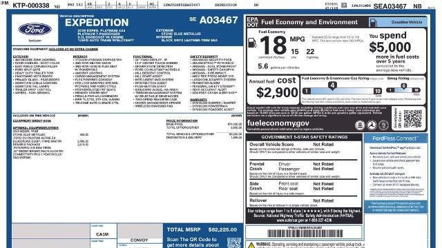 2025 Ford Expedition Platinum