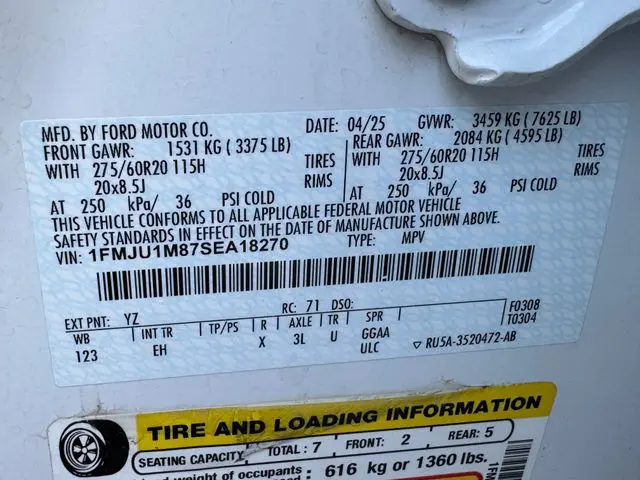 2025 Ford Expedition - $59,501