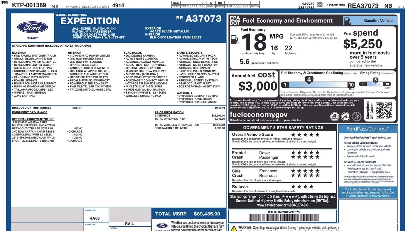 2024 Ford Expedition Platinum