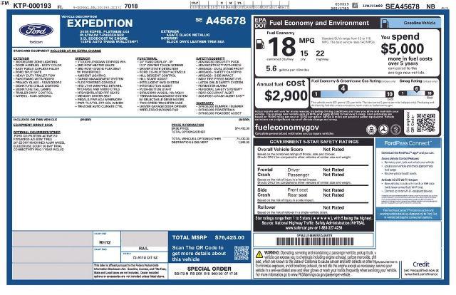 2025 Ford Expedition Platinum — photo 1 of 12