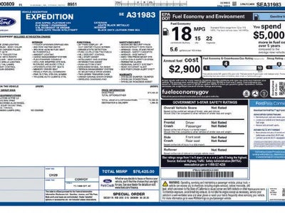 2025 Ford Expedition 4X4 Platinum 4DR SUV