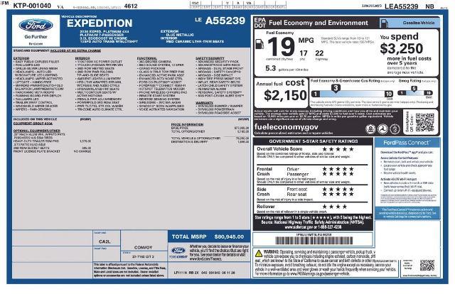 2020 Ford Expedition - $29,998