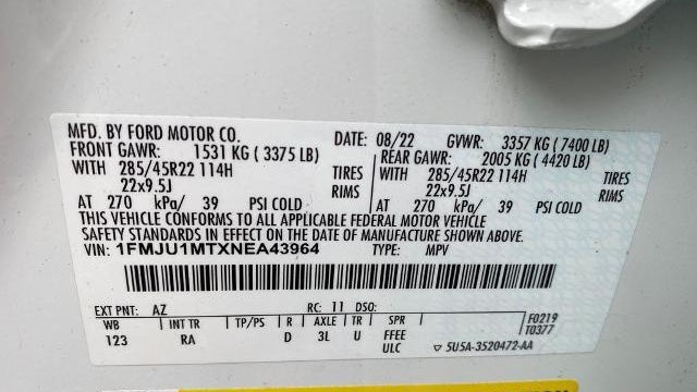 2022 Ford Expedition Platinum
