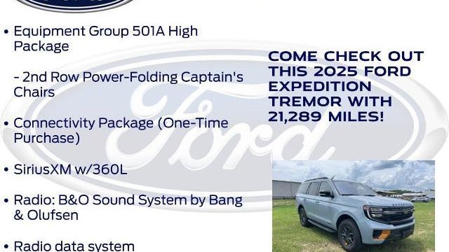 2025 Ford Expedition Tremor